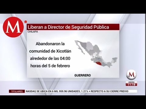 Liberan a Director de Seguridad Pública en Guerrero