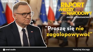 Andrzej Duda O Teoriach Macierewicza I Zamachu W Smoleńsku Musi Być Związek Przyczynowo-Skutkowy