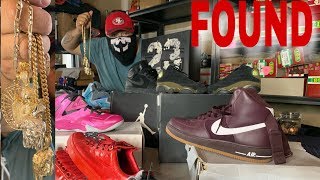 NIKE JORDAN SHOE COLLECTION FOUND!! I bought an abandoned storage unit found gold