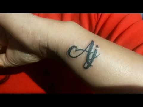 New AJ Styles Tattoo Design || Amezing AJ Tattoo Design With Pen - YouTube