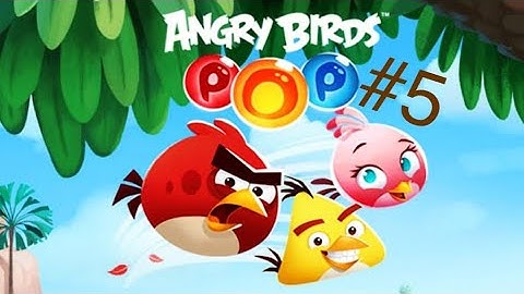 (Angry Birds Pop)(Part 5) Gameplay Walkthrough of levels 41-45
