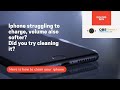 BEFORE SENDING YOUR IPHONE IN FOR REPAIR: Try This Cleaning Trick