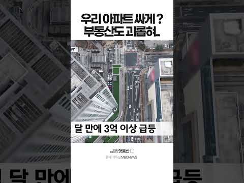 우리 아파트 싸게 올려 부동산도 괴롭혀 #부동산정보 #뉴스