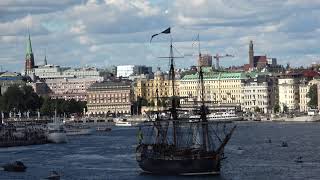 Ostindiefararen Götheborg lämnar Stockholm, 20210904