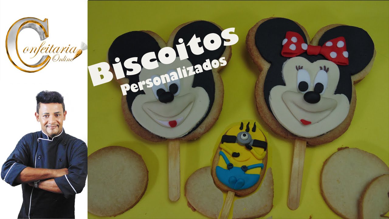 Biscoitos amanteigados e personalizados