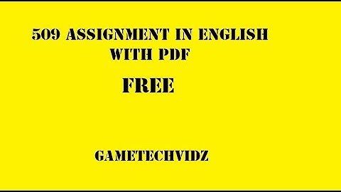 d el ed assignment 509 answer ! d el ed assignment 509 answer in hindi ! download 509 answer in pdf