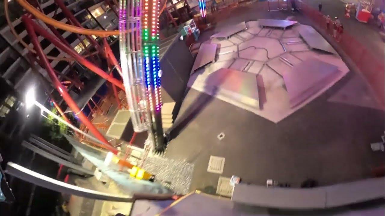 Sledgehammer 360 Night POV Luna Park Sydney 2023 YouTube