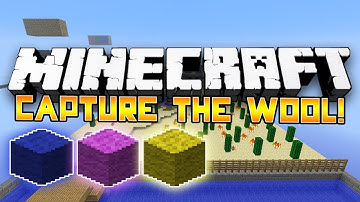 Minecraft PVP: Capture The Wool! #2: w/Nooch, Woofless & Pete!