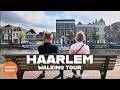 Charming Medieval City Near Amsterdam – Haarlem Walking Tour 4K