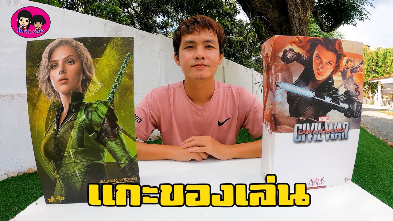 แกะของเล่น Black Widow จากภาค Avengers Infinity war และ Captain America Civil War งานจาก Hot Toys