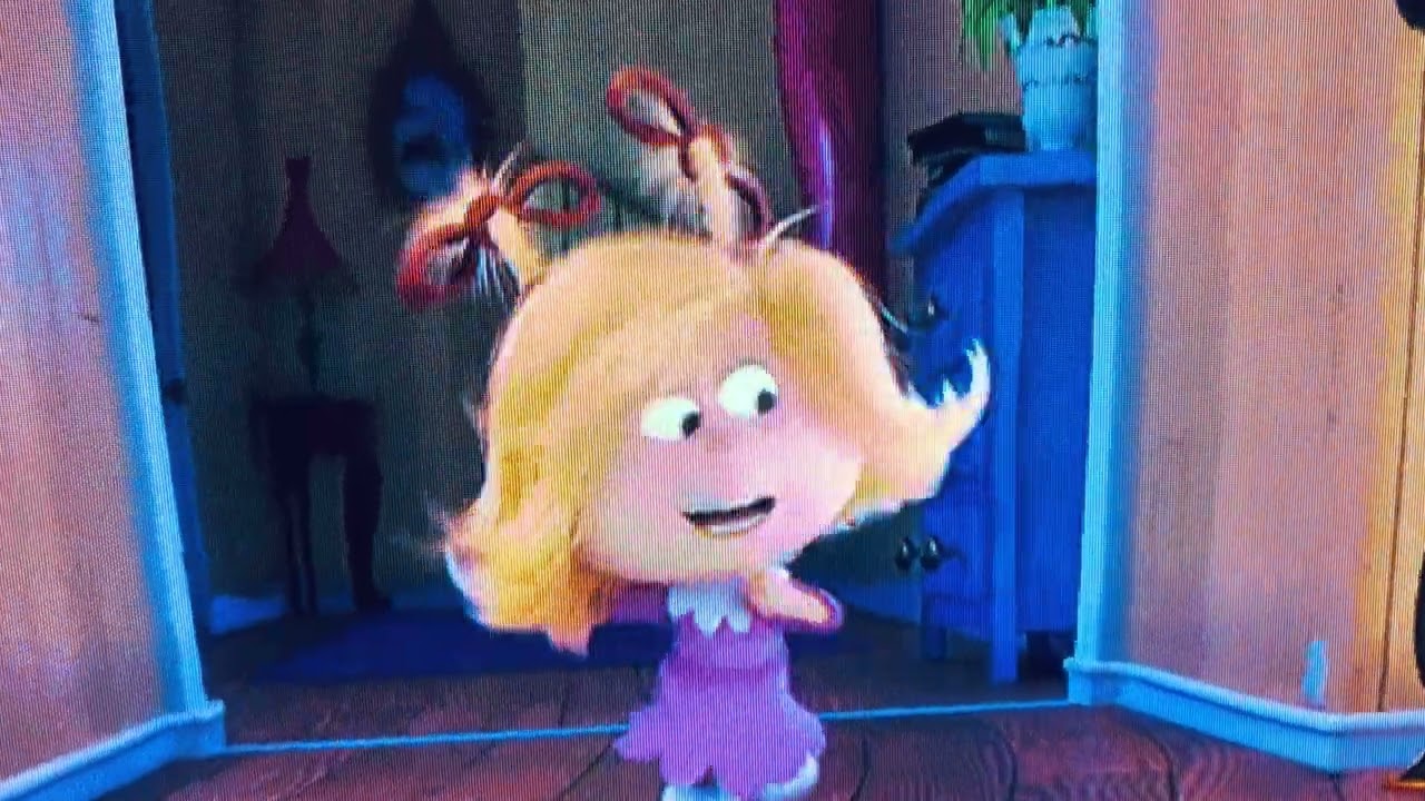 cindy lou who blue dress The Grinch(2018): Christmas is Gone/Cindy-Lou blames Herself trimmed collar and waist bestselling Inoe First Year Birthday Waist Size:42″