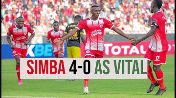 Simba vs vita club 4 1 all goals Highlights