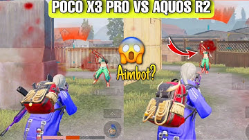 POCO X3 PRO VS SHARP AQUOS R2 | WHO WINS😱? | PUBG MOBILE