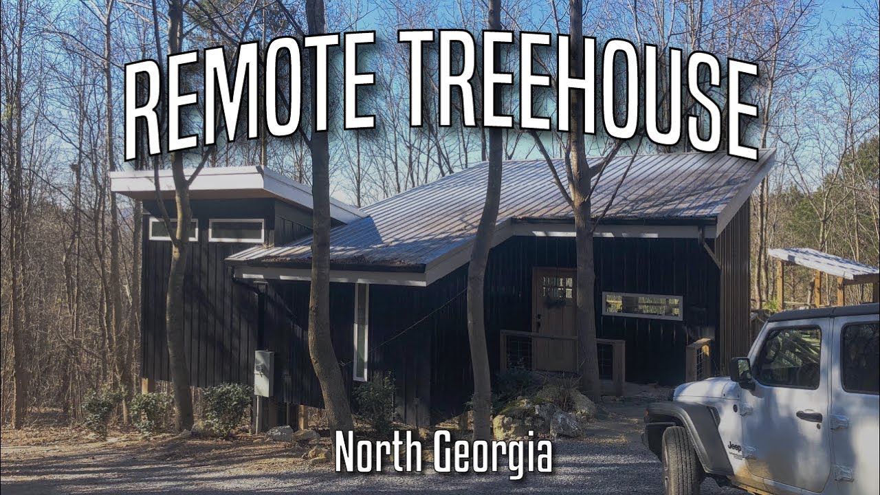 We Stayed In A Remote Treehouse (Trion, GA) - YouTube