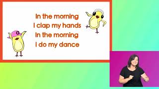 The ‘Good Morning Song’ With British Makaton #motivationalmakaton #makaton #inclusion #goodmorning