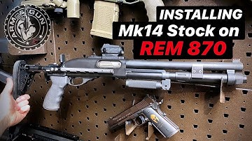 How to Install the Sage EBR Mk14 Stock on a Remington 870 | GunGear