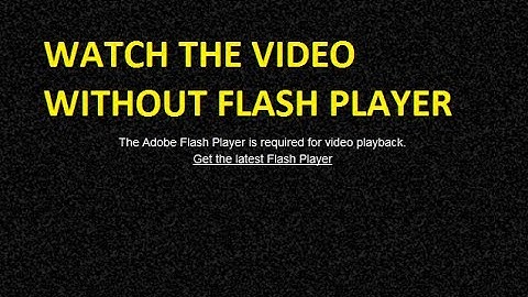 Watch YouTube without a flash player