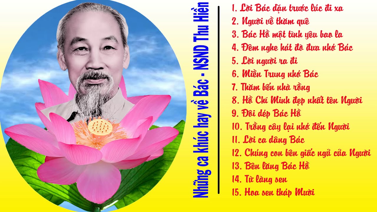 NSND Thu Hiền - Những Tuyệt Phẩm Hay Nhất NSND Thu Hiền - Những Ca khúc Hay Nhất Về Bác Hồ Phần 1