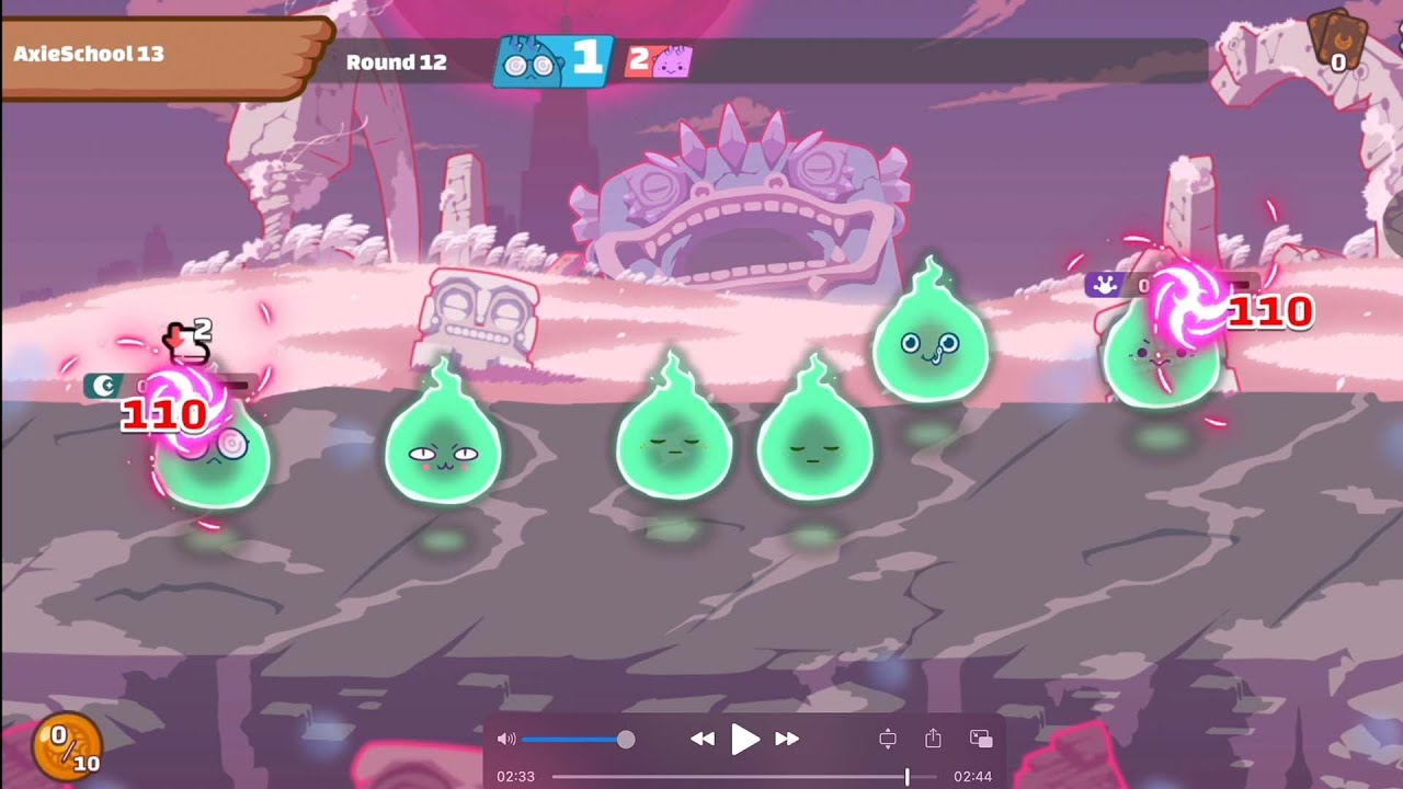 The Bloodmoon Curse HP deduction at PVP | Axie Infinity