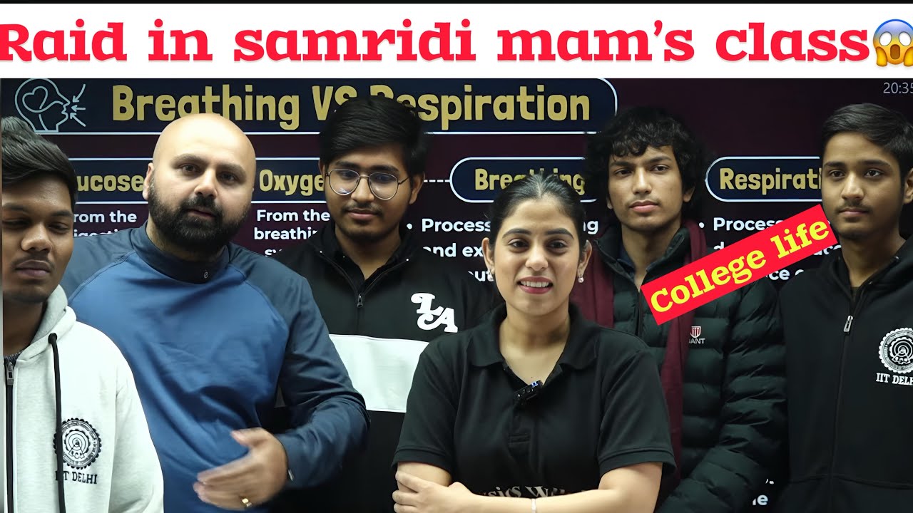 Sudanshu sir raided samridi mam’s class😱😀