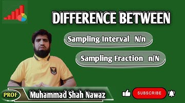 Sampling interval(N/n) vs Sampling fraction(n/N) in Urdu/Hindi