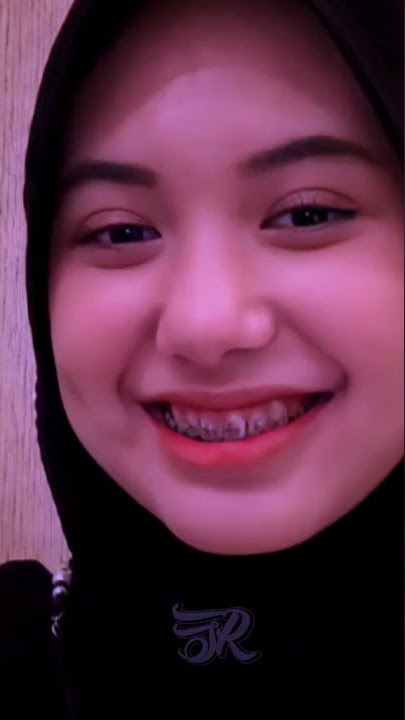 Jedag jedug Alight Motion cewek cantik hijab hitam viral tiktok