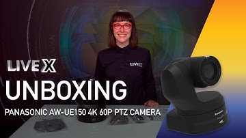 Unboxing: Panasonic AW-UE150 4K 60p PTZ Camera
