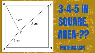 Geometry 3: 3-4-5 in a square (Question 3)