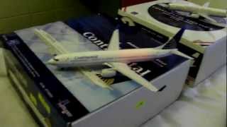 HD Die-Cast Model Continental Airlines Planes I Bought From West
