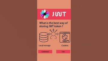 best way of storing JWT token