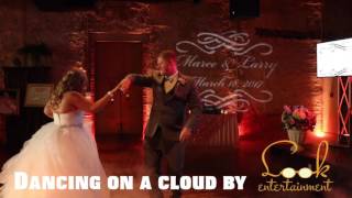 Wedding First Dance with fog on the dance floor - Dancing on a cloud - San Antonio TX