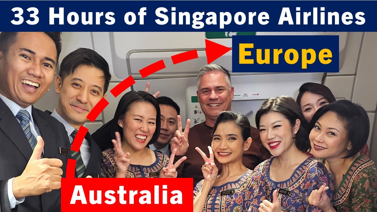 33 часа полета Singapore Airlines в Амстердам