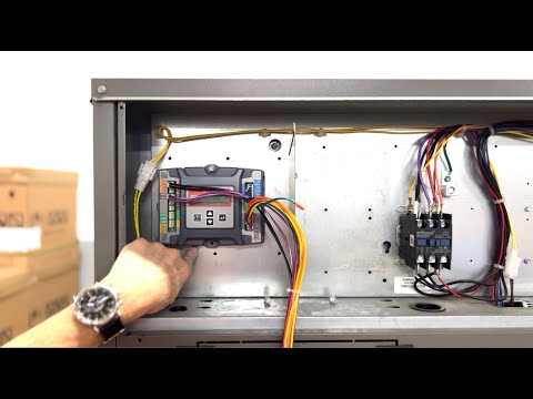 Rheem RGED Rooftop Jade Control Economizer Wiring Install in 3 Easy Steps