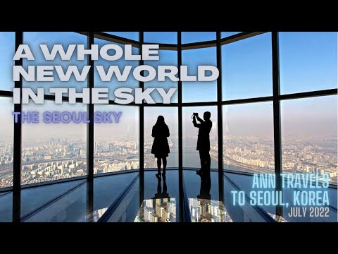 Traveling solo to Seoul: Myeongdong to the Tallest Building in Seoul | Best Lunch | Seoul Sky Cafe