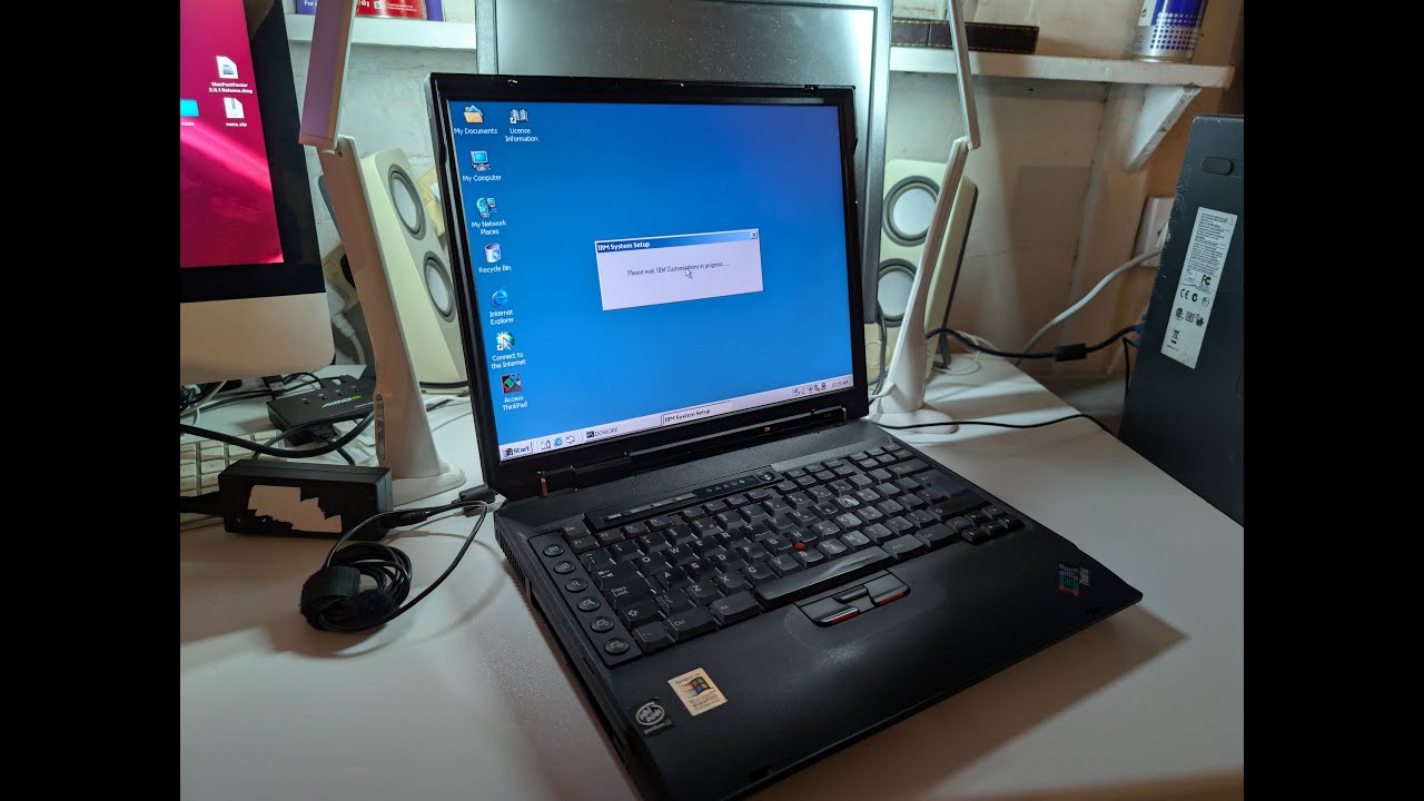 IBM Thinkpad A30 Unboxing and Explore: