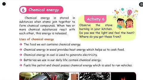 ENERGY - PART 2 - UNIT  3  -  TERM 1 - SCIENCE  - 5TH STANDARD  -  ENGLISH MEDIUM