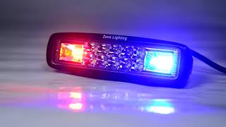 LED Red White Blue First Responder Lighting From Zeus Lighting