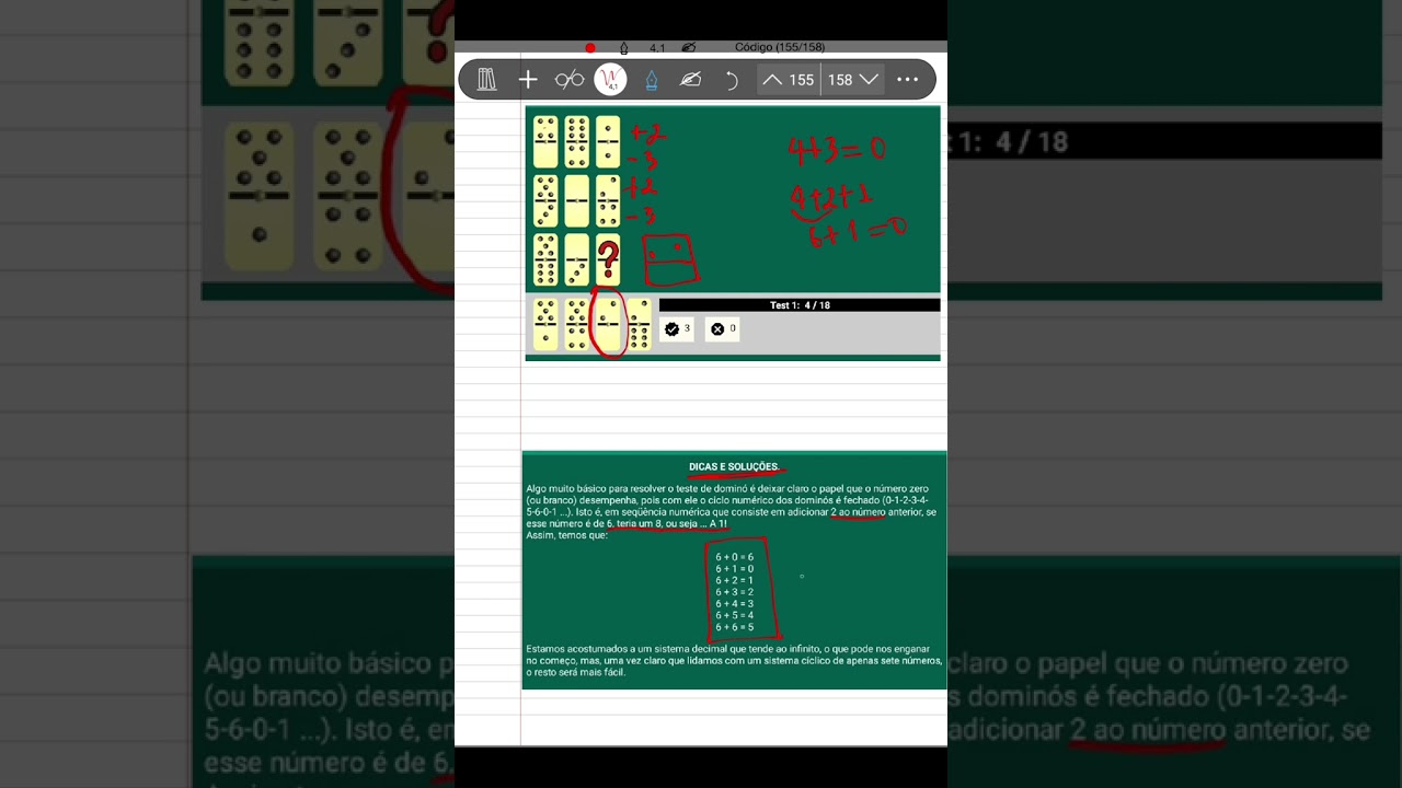 Resolvendo Testes Psicotécnicos: Dominó