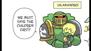 (Comic Dub) You are being rescued, please do not resist. (WarHammer40K) (Art by @Mick19988)