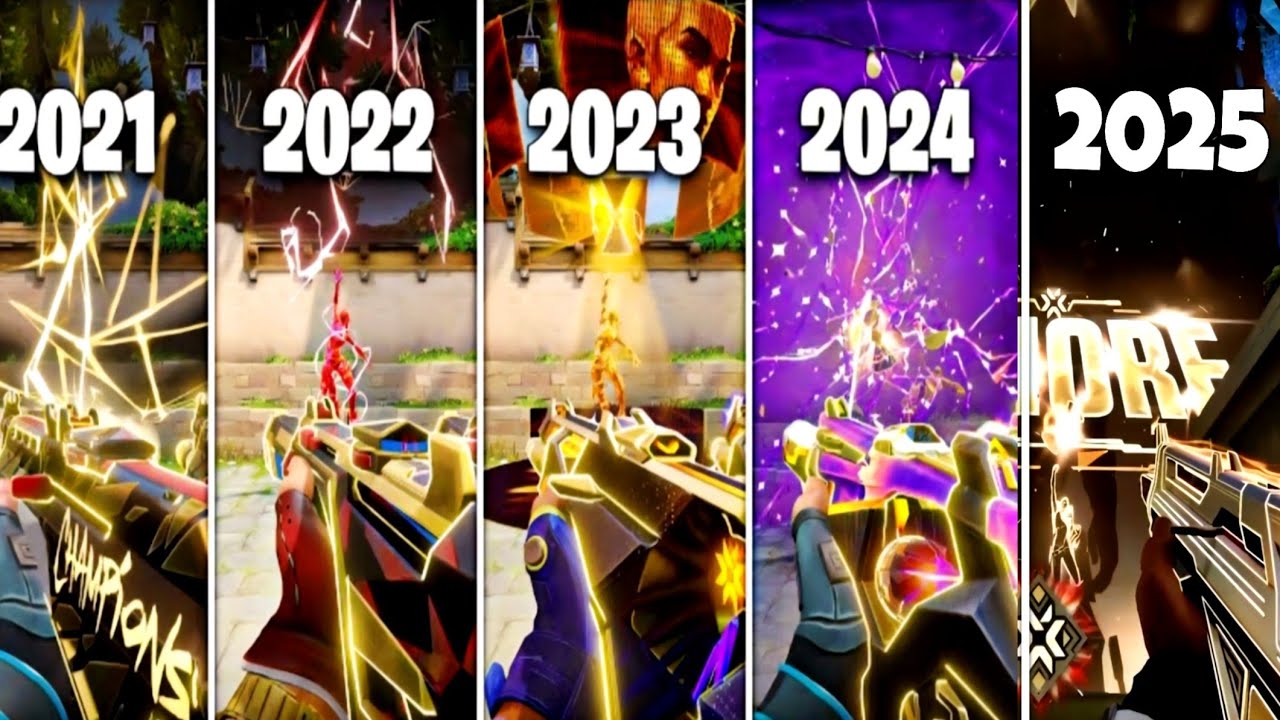 Valorant All Champions Skins Finishers & Animations ( 2021-2025 ) 