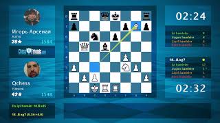Chess Game Analysis Qchess - Игорь Арсенал 1-0 By Chessfriends.com