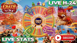 🔴🔴CRAZY TIME LIVE Evolution Gaming | ONLINE CASINO LIVE STREAM🔴🔴