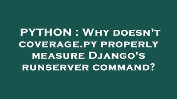 PYTHON : Why doesn