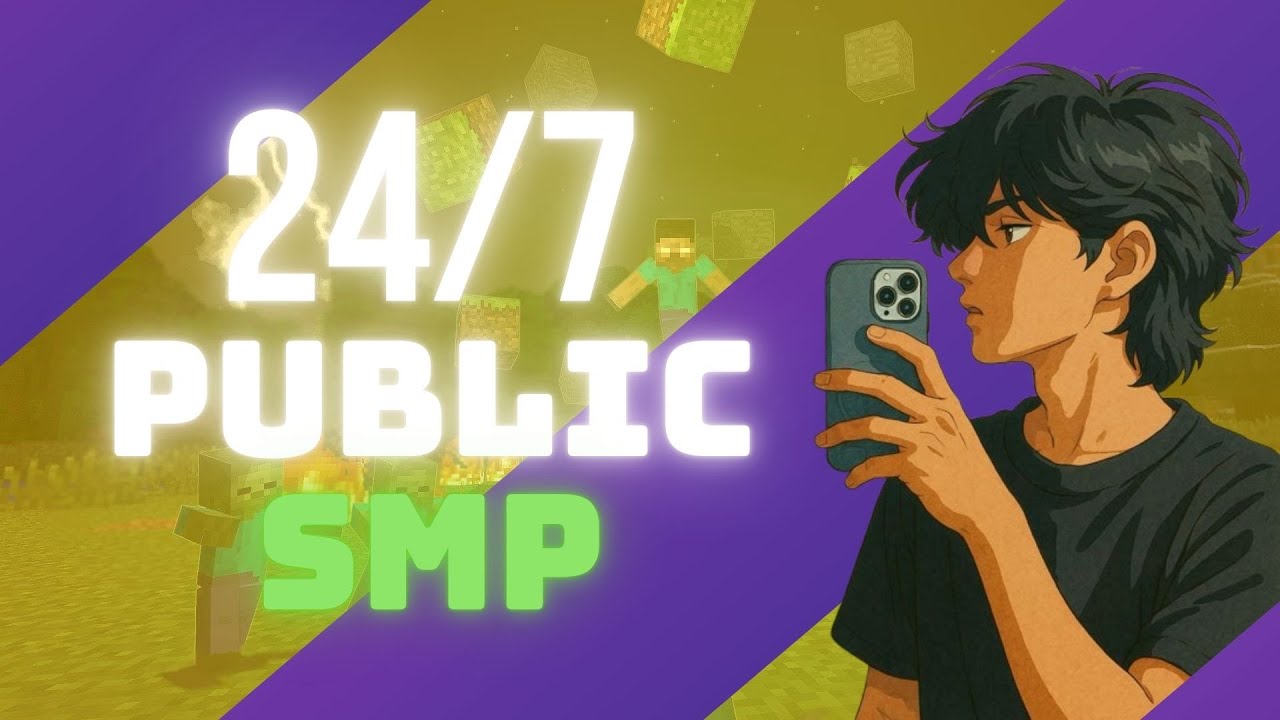 🔴MINECRAFT LIVE PUBLIC SMP JOIN NOW | Cracked Java + PE Both - YouTube