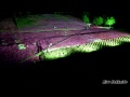 空から見る 遠軽町 芝桜ライトアップ Ground Cherry Blossom Light Up in Engaru Hokkaido