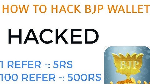 Loot trick of BJP wallet app  || BJP wallet || By Konan Saifi