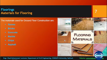 Modern Flooring in Buildings - Civil Engineering Construction and Graphics (CECG) - (Lecture # 16)
