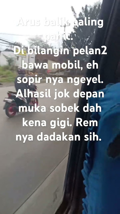 Sopir nya ke belet pengen modol.. #kangproyek