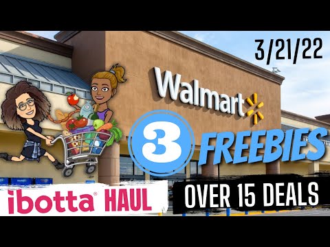 Walmart Deals 3/21/22: Walmart Ibotta Haul: 3 FREEBIES: 18 DEALS: Couponing At Walmart With Ibotta