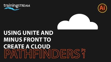 How to use the UNITE and MINUS FRONT Pathfinder commands in Illustrator